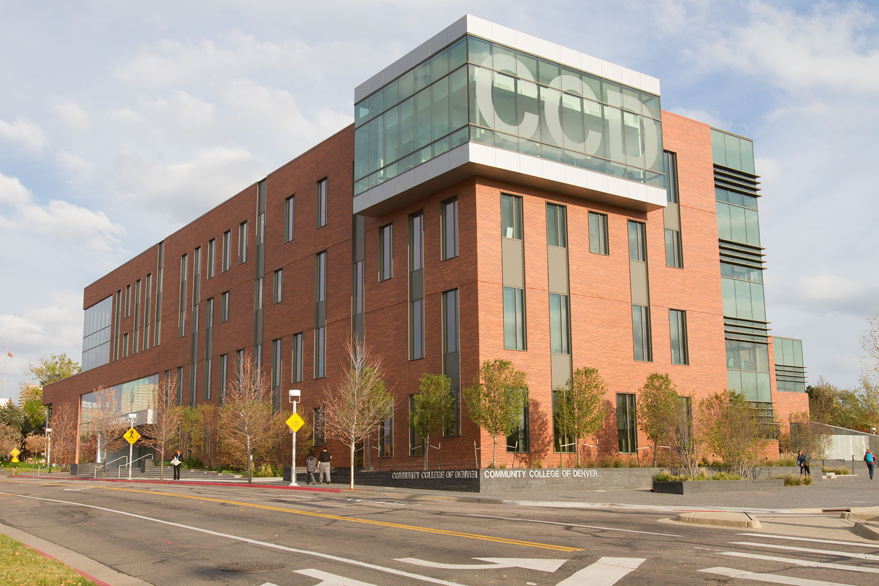 CCD campus on a cloudy day