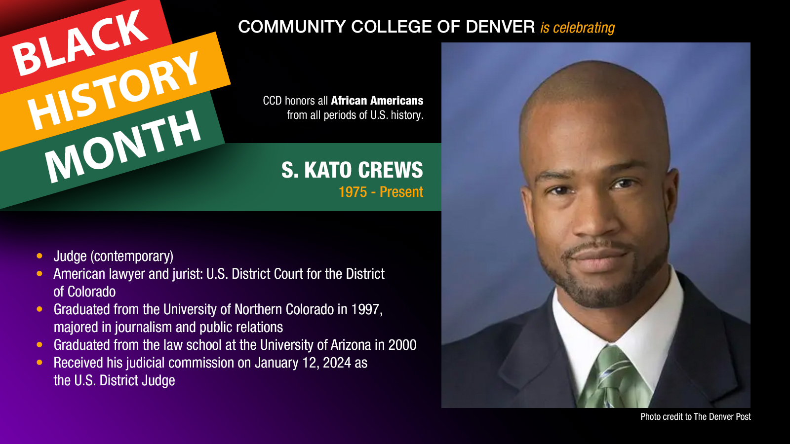 Black History Month. S. Kato Crews facts.