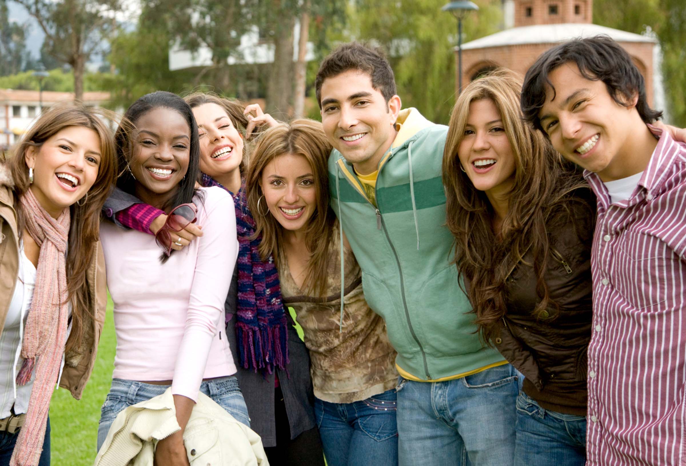 Group of Students Smiling