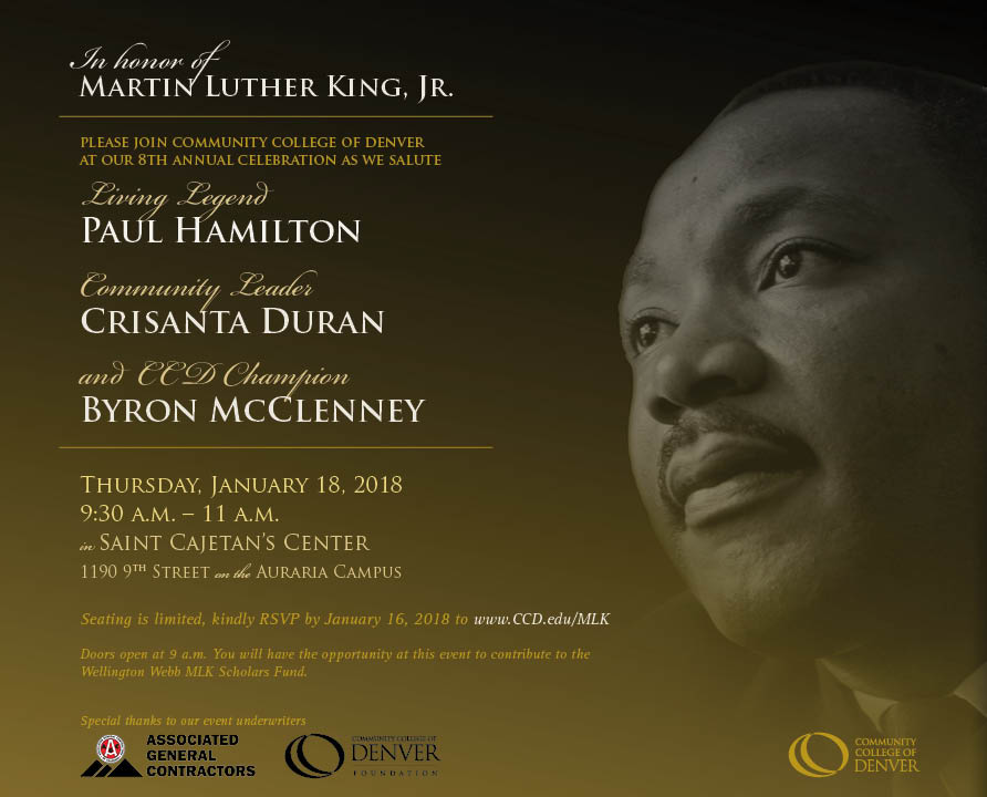details on Dr. MLK Jr. Annual Celebration