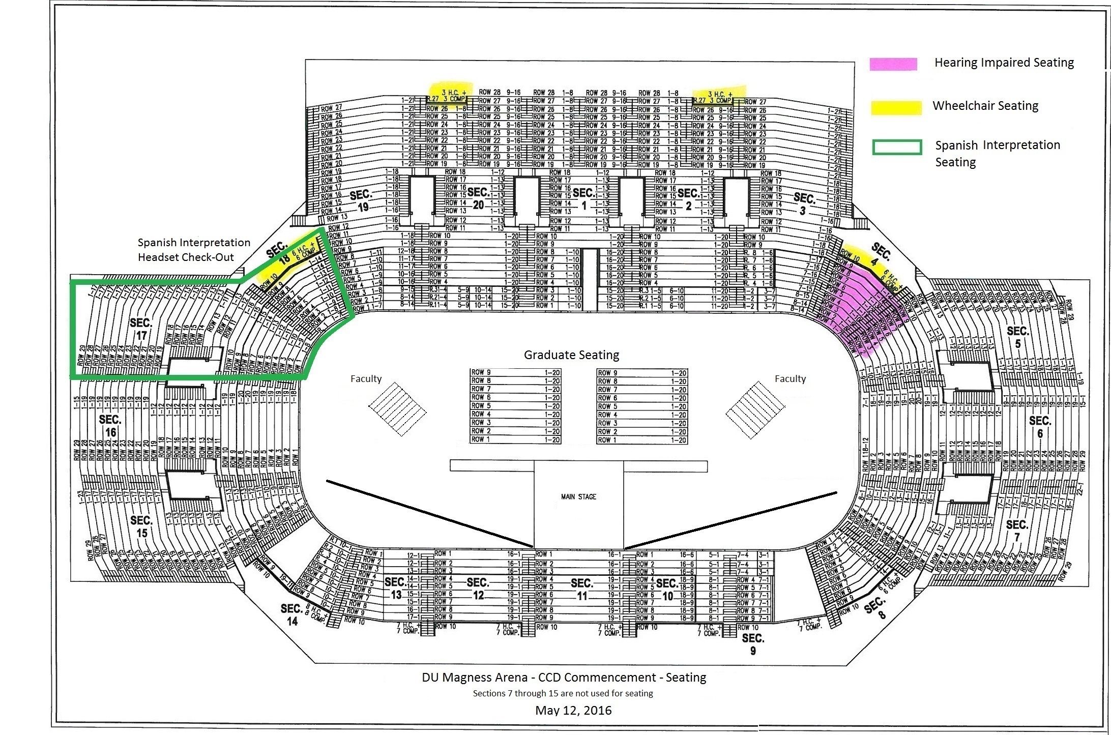 Magness Arena Seating Chart