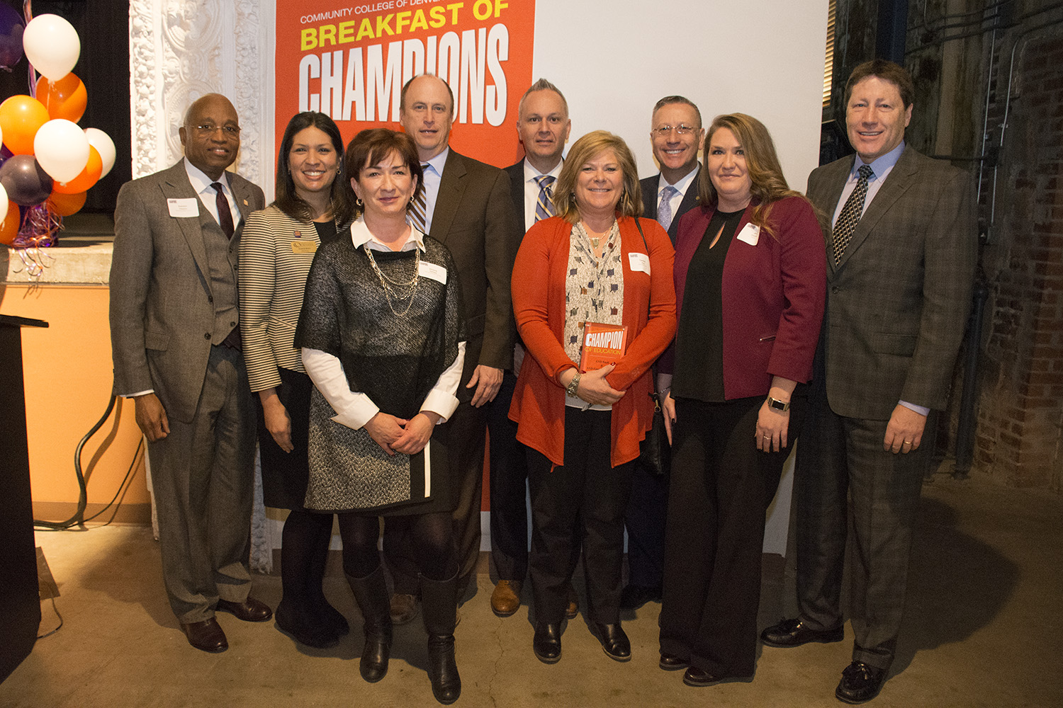 Thank you to our presenting sponsors ANB Bank and ANB Financial Services for making this event possible. group of people at event