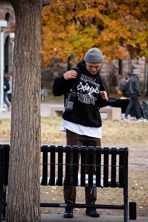 Beanies with a cool hoodies will never go out of fashion. 