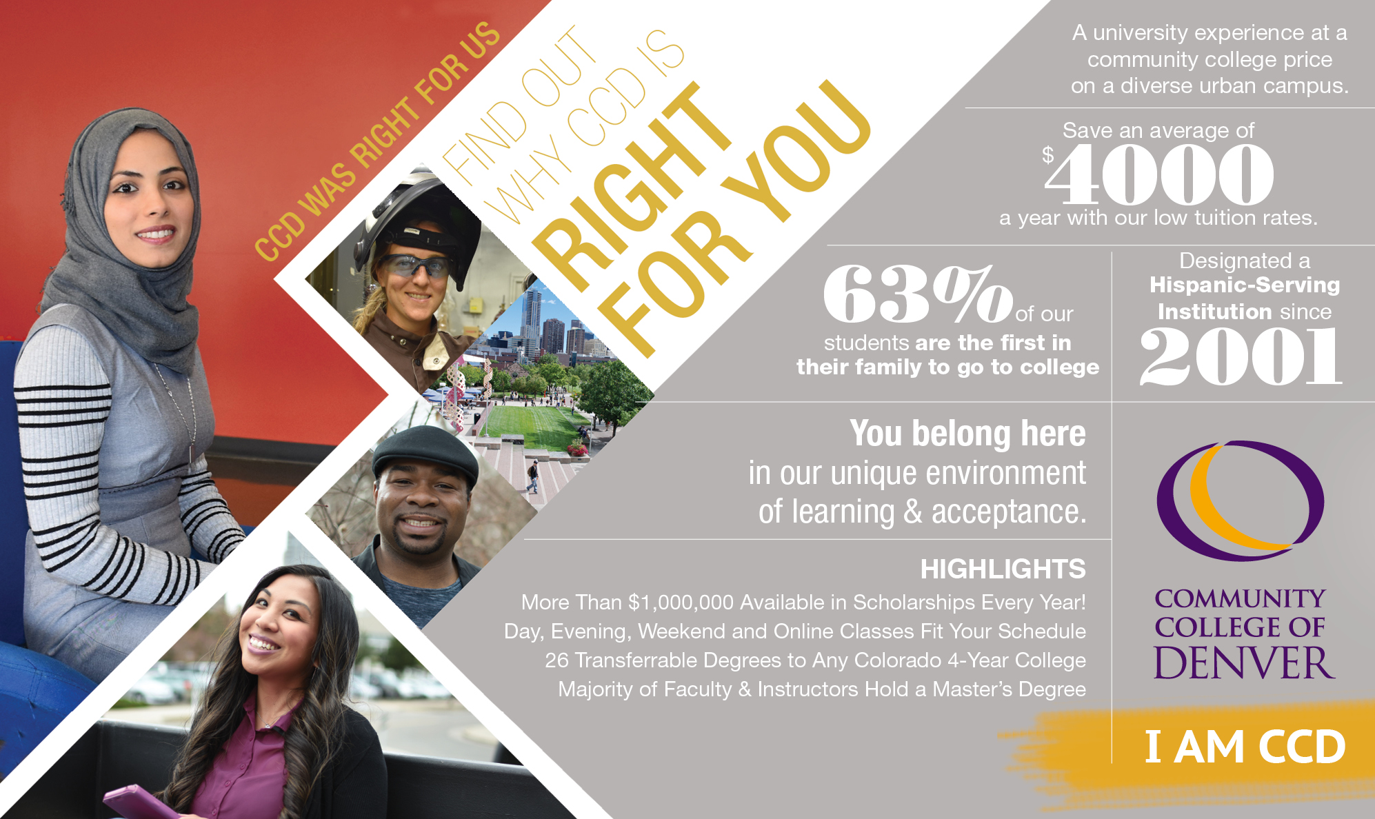 Find Out Why CCD Is Right for You I Am CCD