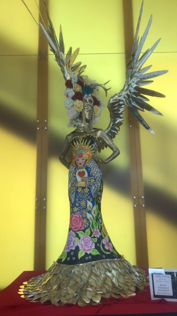 “Latin Fairy” Paper Mache Piece Artist: Norberto Mojardin