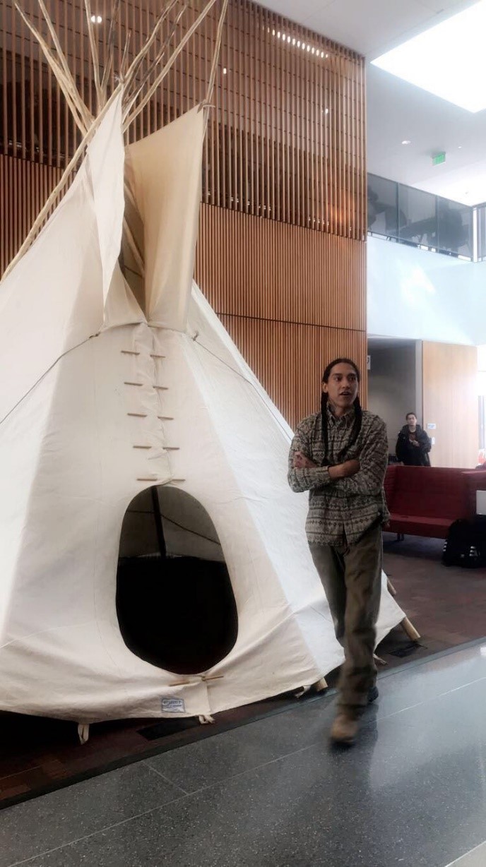 Tipi Built By The Tall Bull Family