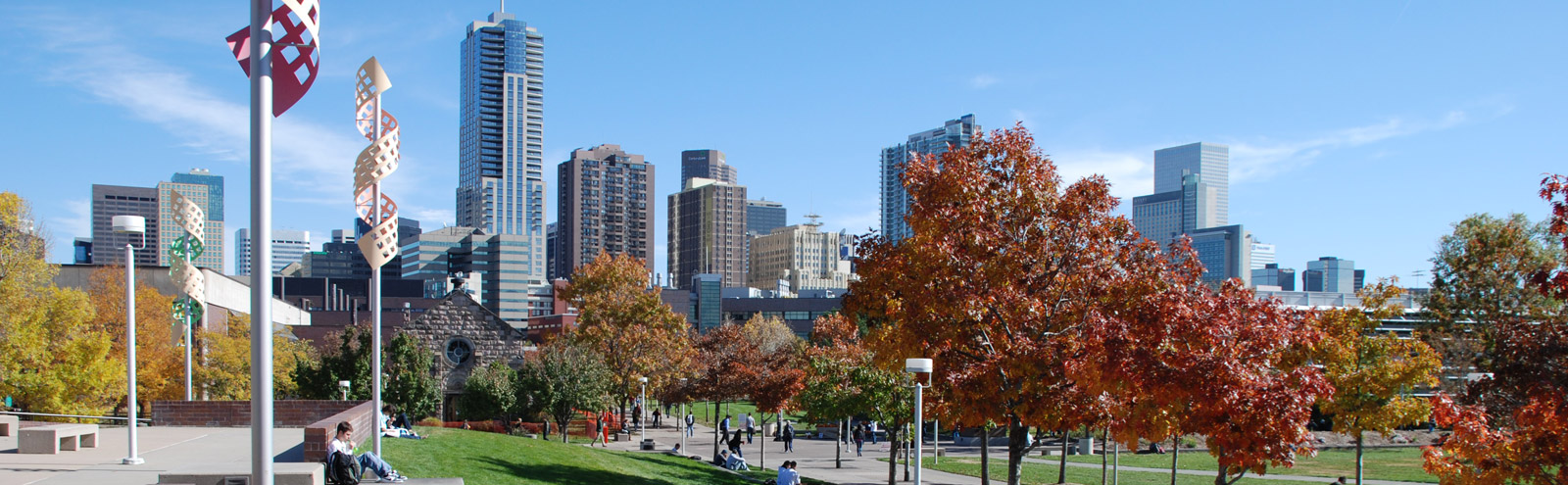 East view of downtown Denver from Auraria Campus