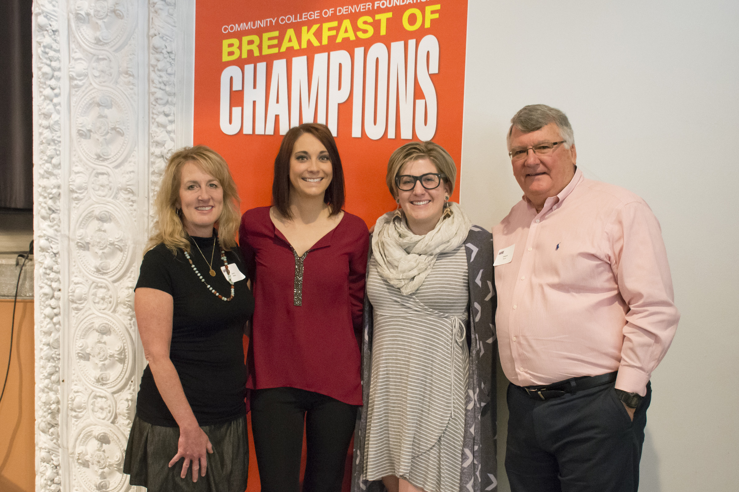 Sustainability Champion | The RK Foundation three females next to man