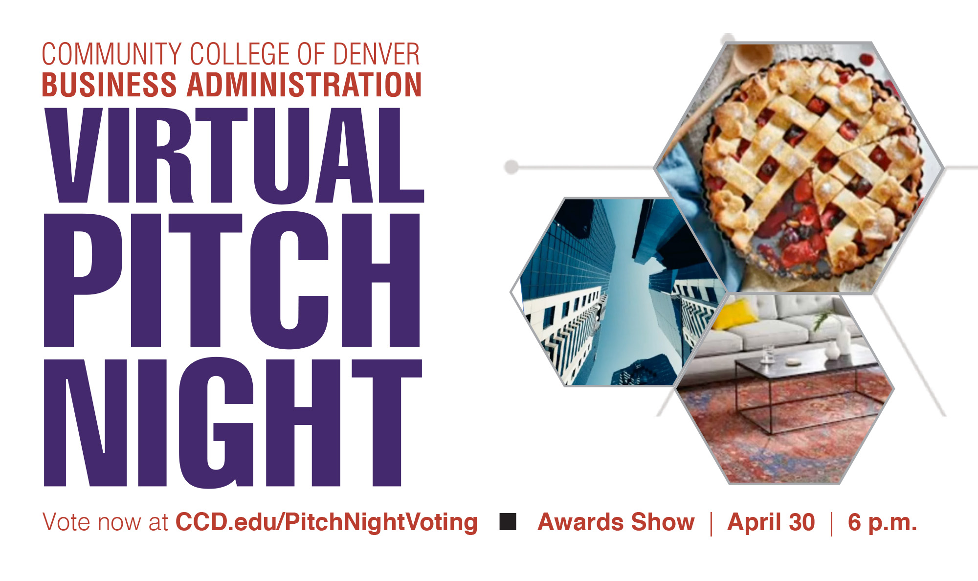 virtual pitch night text promotion