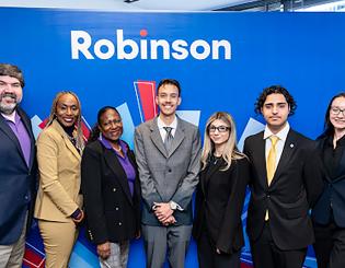 Community College of Denver staff and students wearing suits.