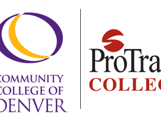 Community College of Denver and ProTrain Joint Logo 