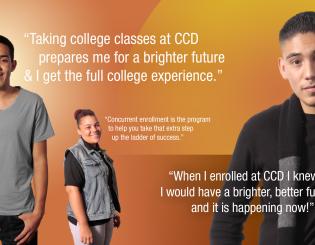 graphic with ccd students and quotes