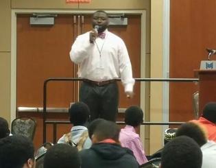 Dr Ryan Ross Speaks Omaha Students During a Keynote Address