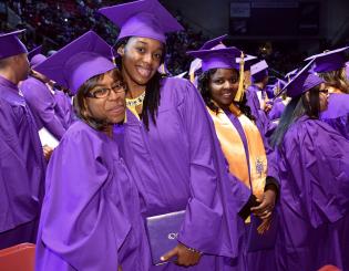 smiling graduates