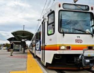 rtd light rail train car