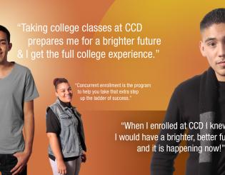 graphic with ccd students and quotes