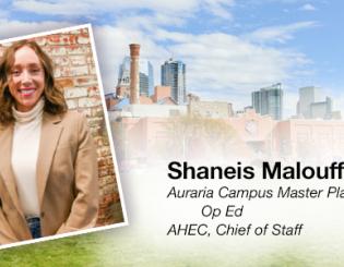 Shaneis Malouff. Auraria Campus Master Plan Op Ed. AHEC, Chief of Staff.