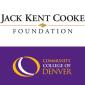 Jack Kent Cooke Foundation logo. Community College of Denver logo