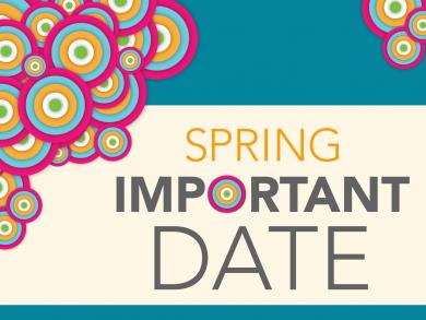 colorful graphic for important dates