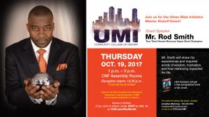 UMI mentor kick off event poster