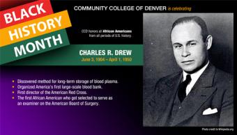 Black History Month. Charles R. Drew