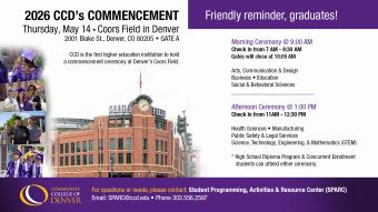 Image of graduation information 