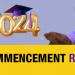 2024 COMMENCEMENT RSVP. CCD Mascot in graduation gown.